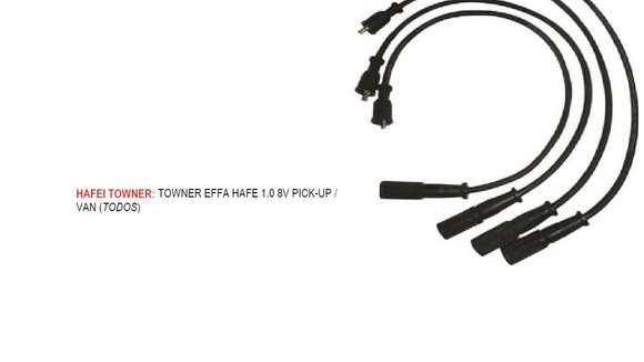 Imagen de JUEGO CABLES BUJIA EFFA PICK UP 1.0